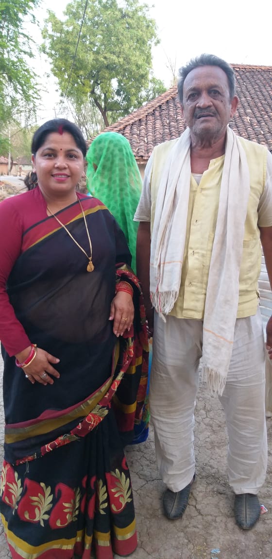 देवतालाब बिधान सभा  72 के ग्राम नौढिया सभी टोला में सघन जनसंपर्क  = विभा  पटेल 
