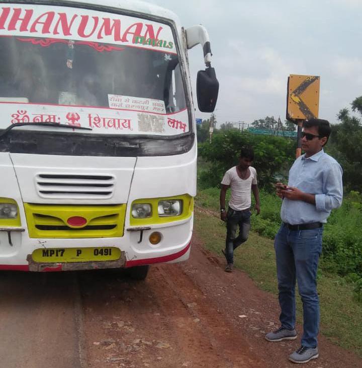 आर टी ओ बिभाग द्वारा रीवा एवं सतना जिलो पर की गयी बड़ी कार्यवाही