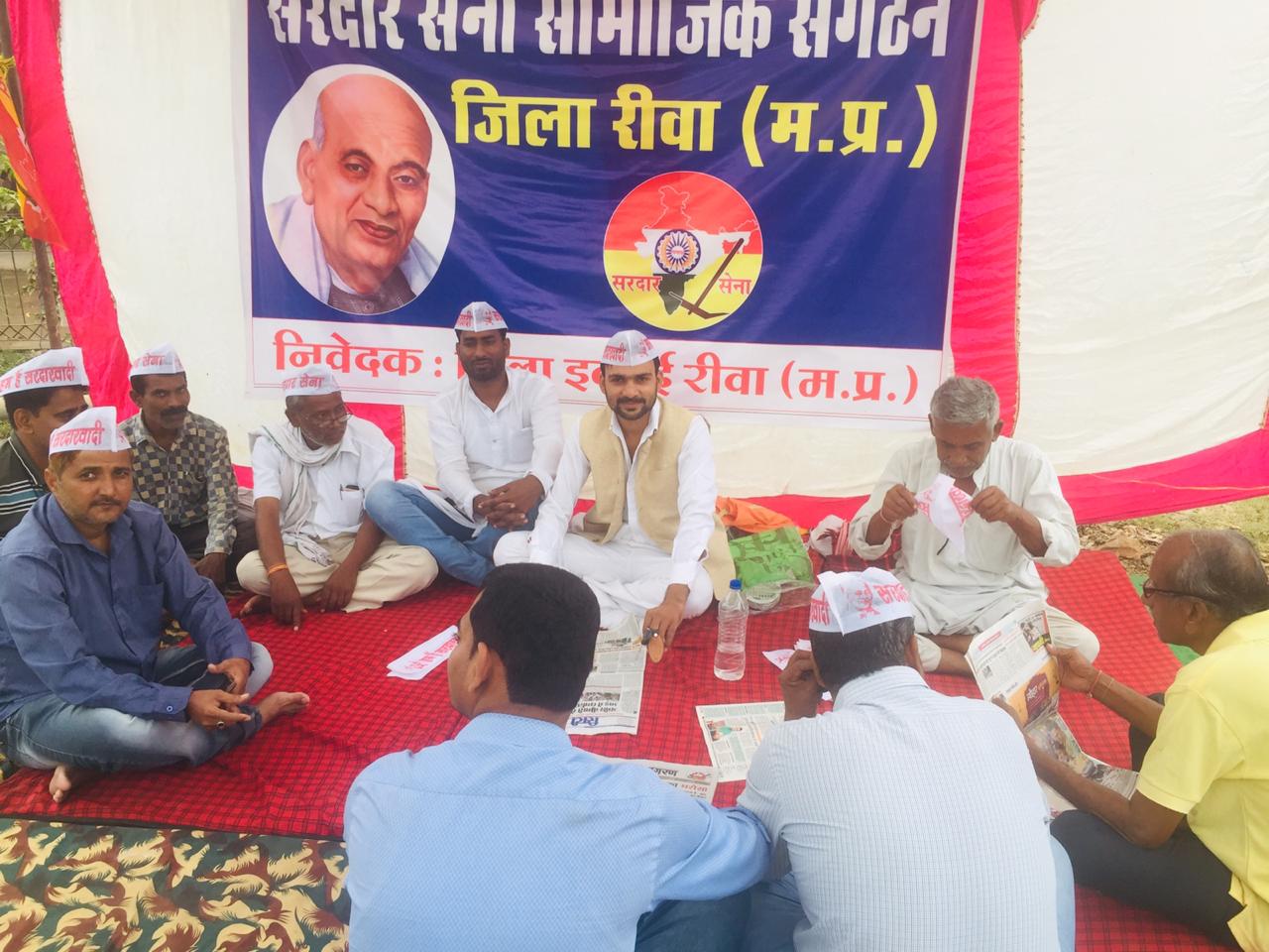 सरदार पटेल की प्रतिमा को हटाने को लेकर अनशन का तीसरा दिन जारी 
