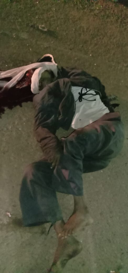 गढ़ में महेंद्र ढाबे के पास हुआ दर्दनाक हादसा