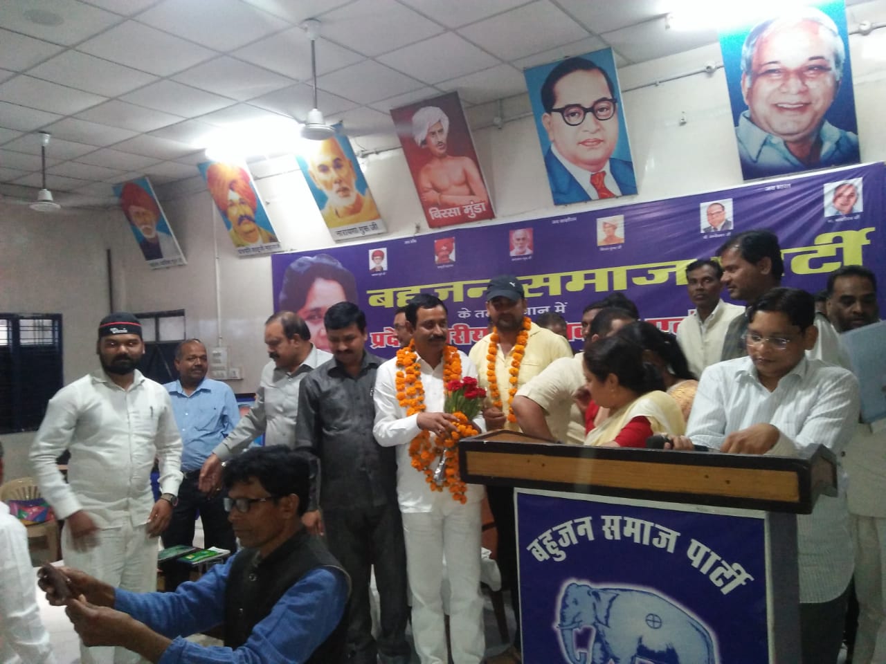 बसपा में पुराने साथियों का हुआ आगमन,कइयों ने भोपाल में ली सदयस्ता