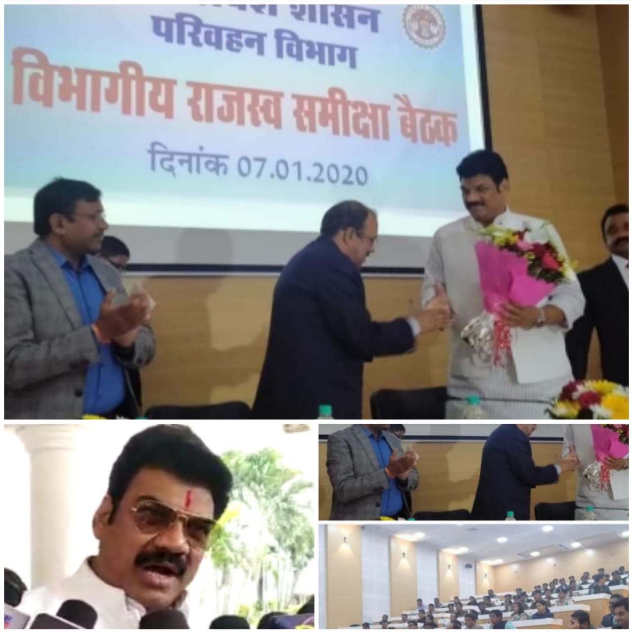  परिवहन माफिया के विरूद्ध की जायेगी कड़ी कार्यवाही- मंत्री श्री राजपूत
