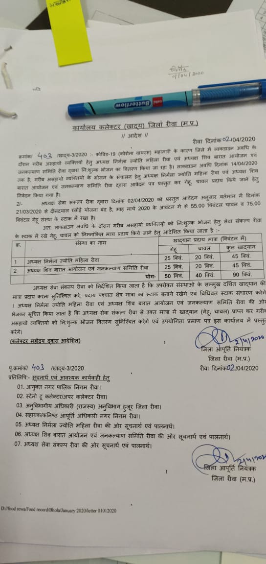 मुफ्त  का राशन  बाटकर समाजसेवा  का दावा  करने  वाले  समूहो  का  परदा फास