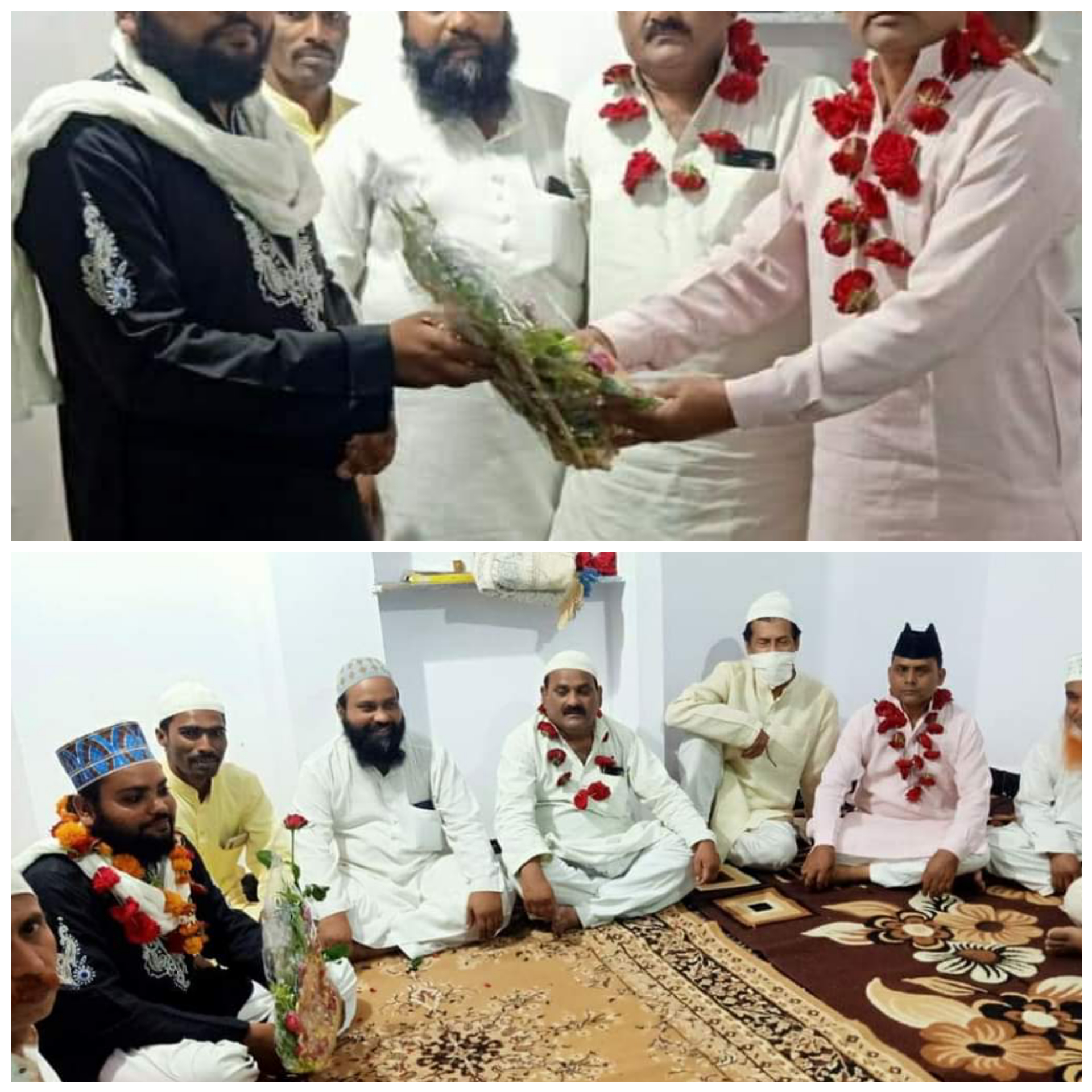  खत्म कुरआन की फातेहा का ऐहतमाम किया गया मुल्क के लिये अमन चैन की दुआऐं मांगी गई