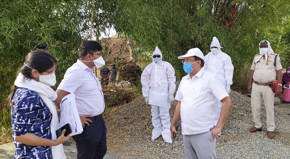 कलेक्टर ने ग्राम अटरिया, सहिजवार तथा अतरैला को कंटेनमेंट क्षेत्र घोषित किया 