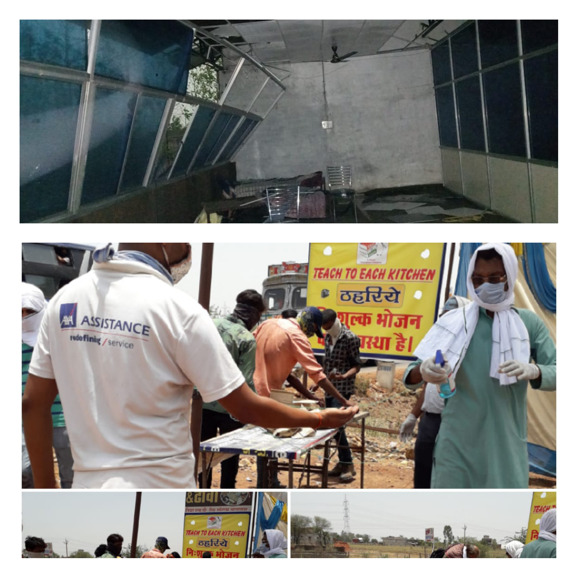 बाधाओं के बावजूद जारी रहेगी किचन व्यवस्था बारहवां दिवस प्रवासी मजदूरों को बांटे गए भोजन के पैकेट