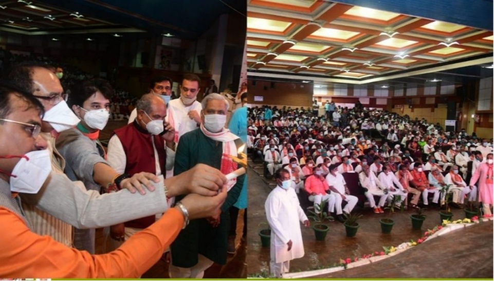 बीजेपी द्वारा लॉक डाउन का लगातार किया जा रहा उल्लंघन कोविड-19 नहीं किया जा रहा पालन