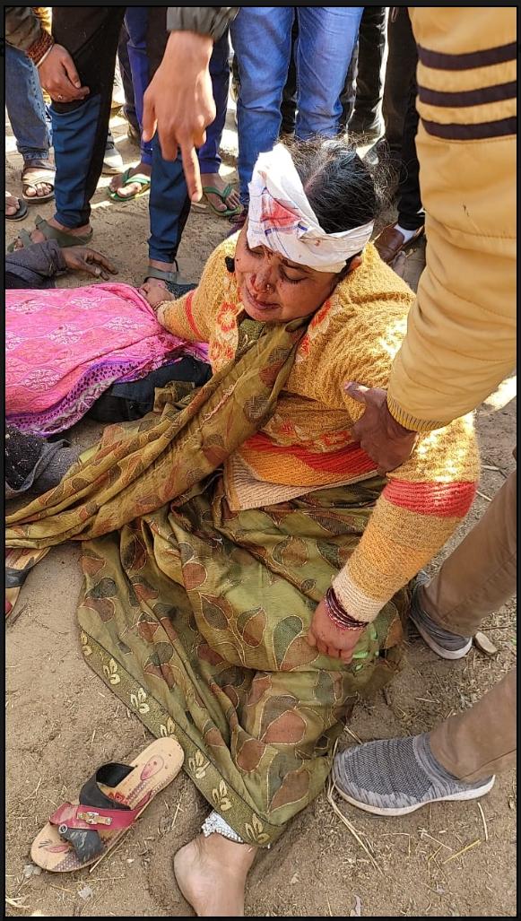 उमरिया ::जिले ग्राम पंचायत बरबसपुर में दर्दनाक बहुत बड़ा हादसा हुआ 