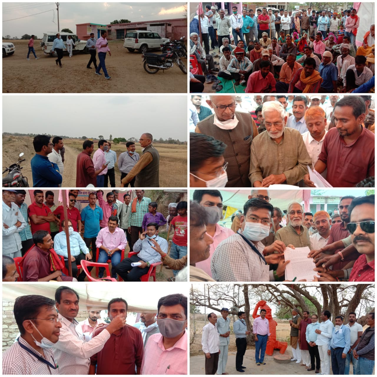 गुढ विधानसभा मे बडांगाव मे चल रहे पेयजल की समस्या को लेकर अनिश्चित कालीन अनशन समाप्त 